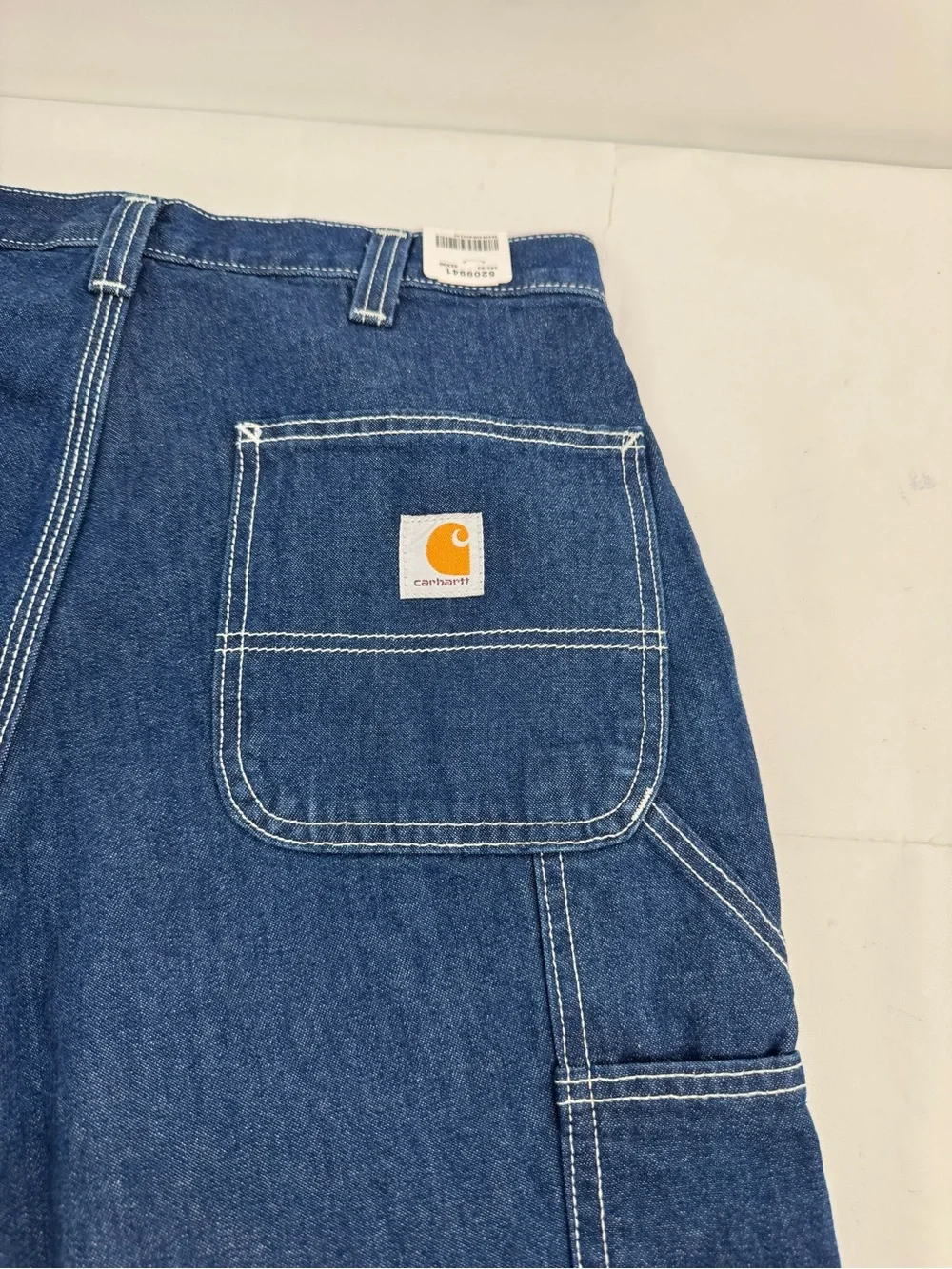 NWT Carhartt 382-83 Dungaree Fit Utility Jeans Relaxed Men's 32 X 30 Denim Loose